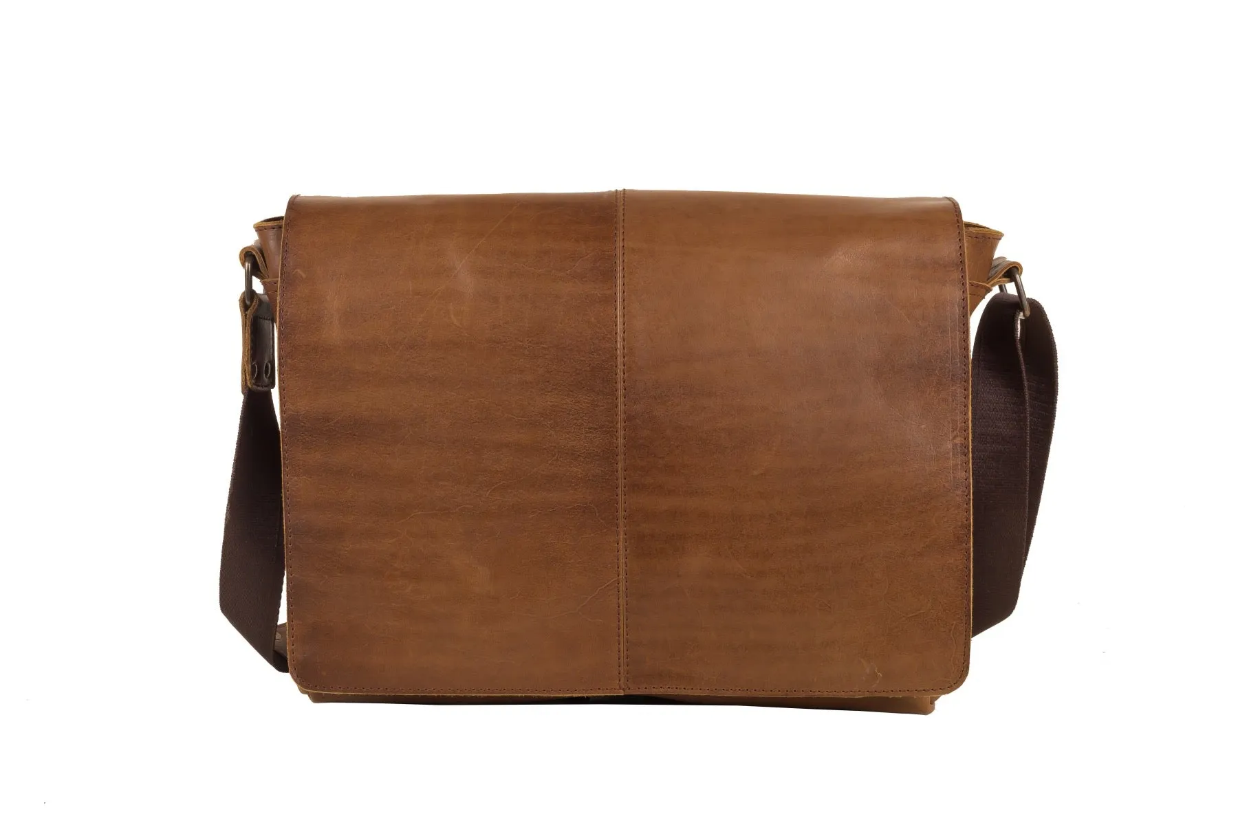 Leather Messenger Bag for Men - Lincoln 13