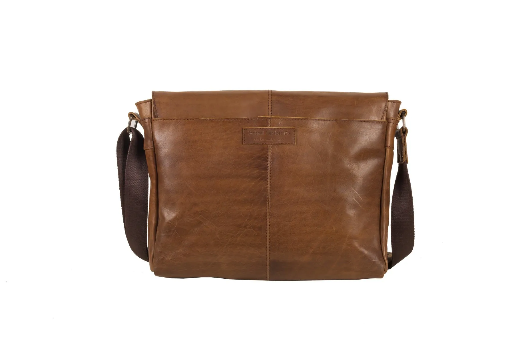 Leather Messenger Bag for Men - Lincoln 13