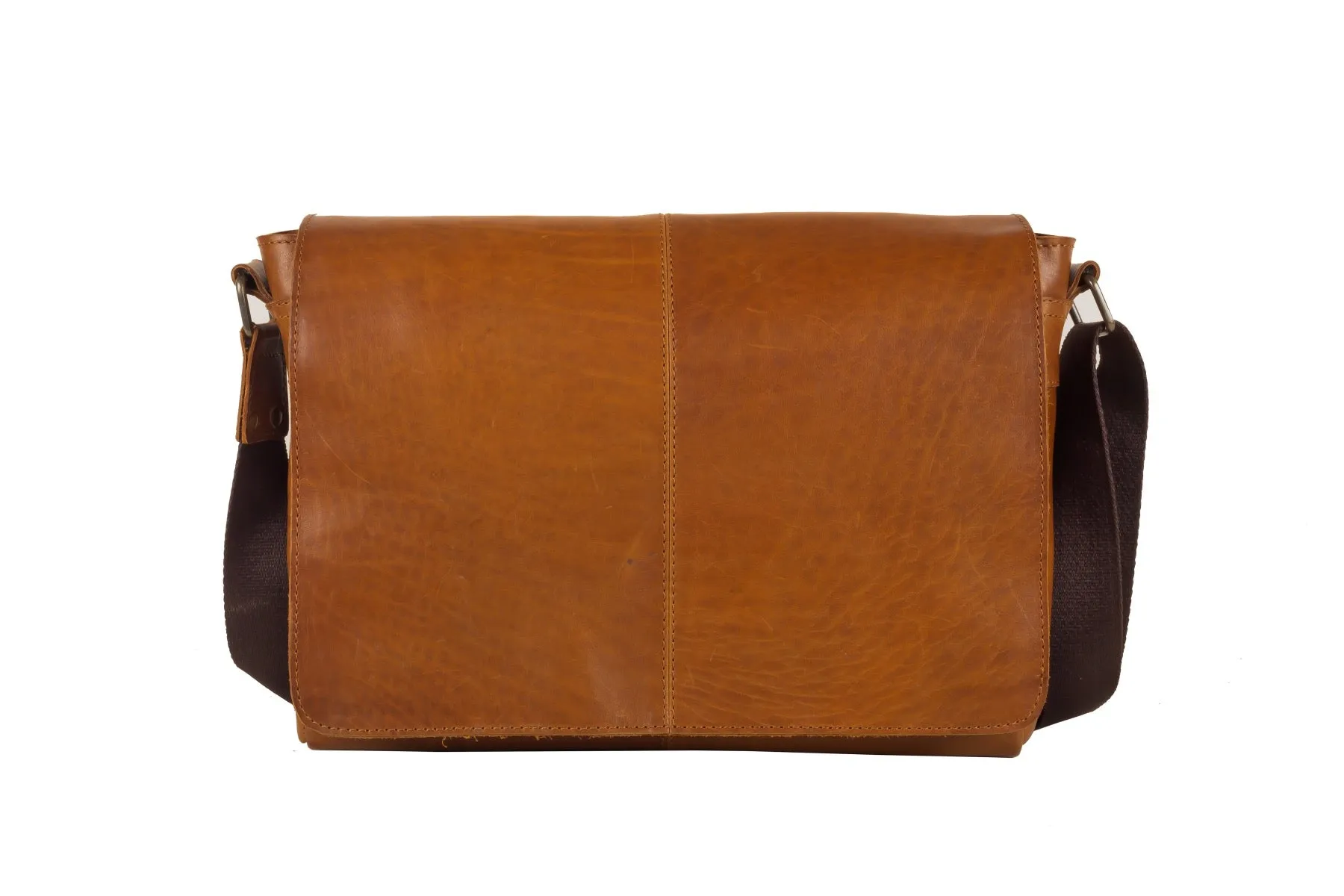 Leather Messenger Bag for Men - Lincoln 13