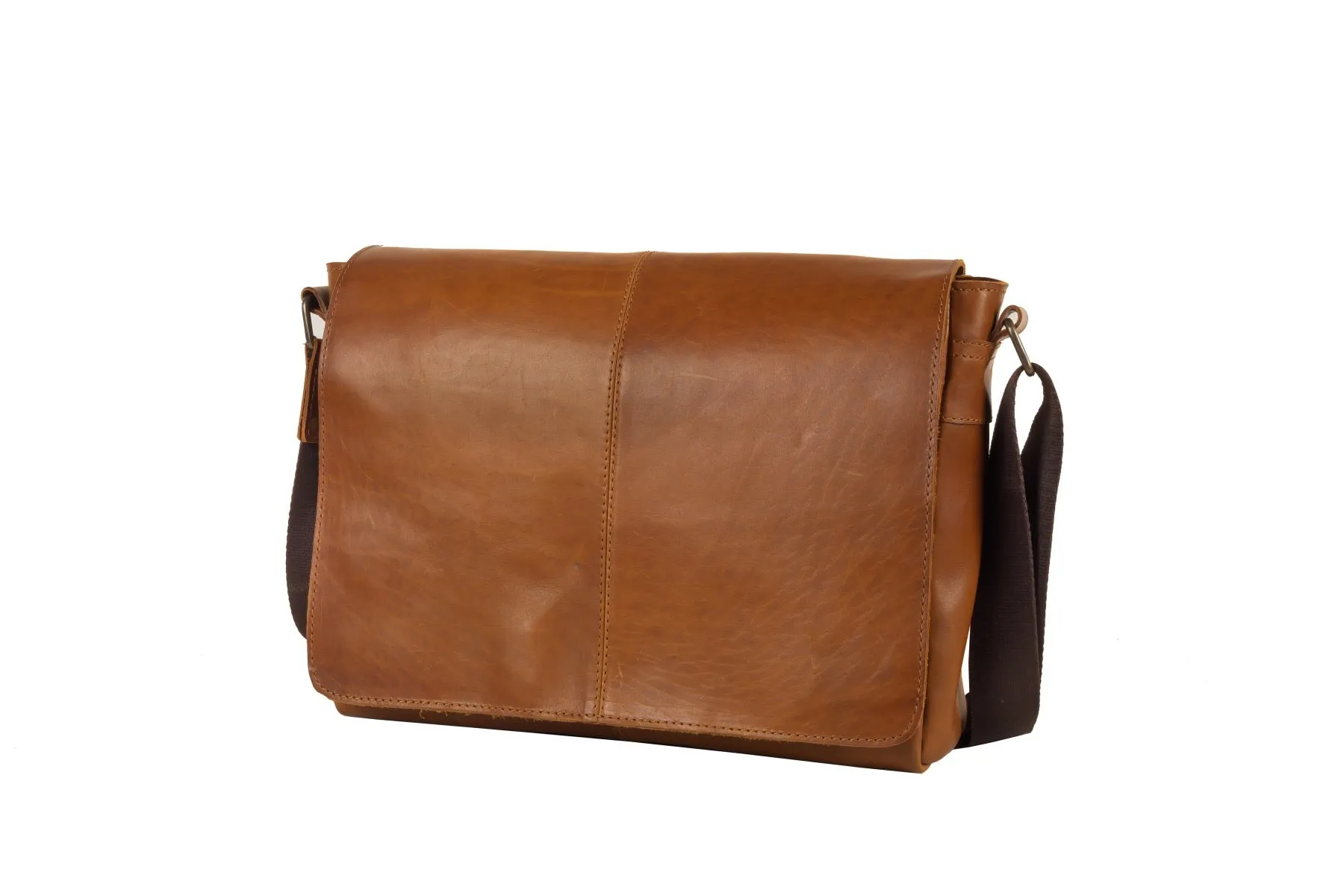 Leather Messenger Bag for Men - Lincoln 13