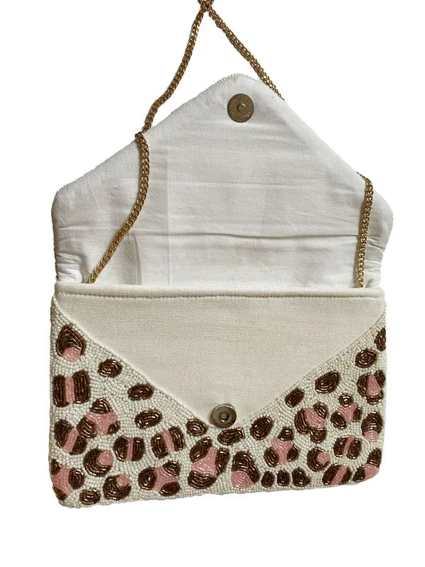 Leopard Print Envelope Clutch (PRE)