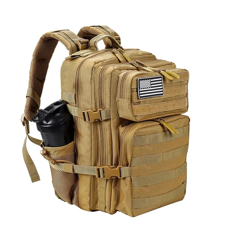 LHI 35L Tactical Athlete Backpack Cherry Waterproof Small School Bag Weekend Overnight Travel Knapsack Sports Gym Daypack