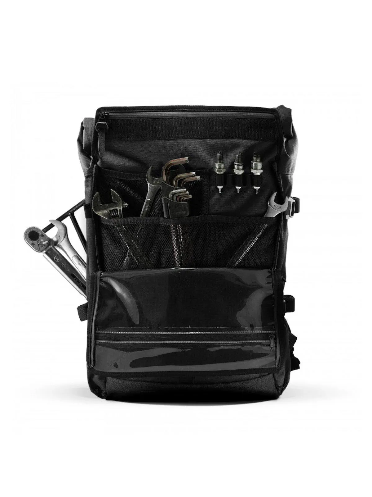 Life Behind Bars The Peloton Rolltop Backpack 30-42L Asphalt
