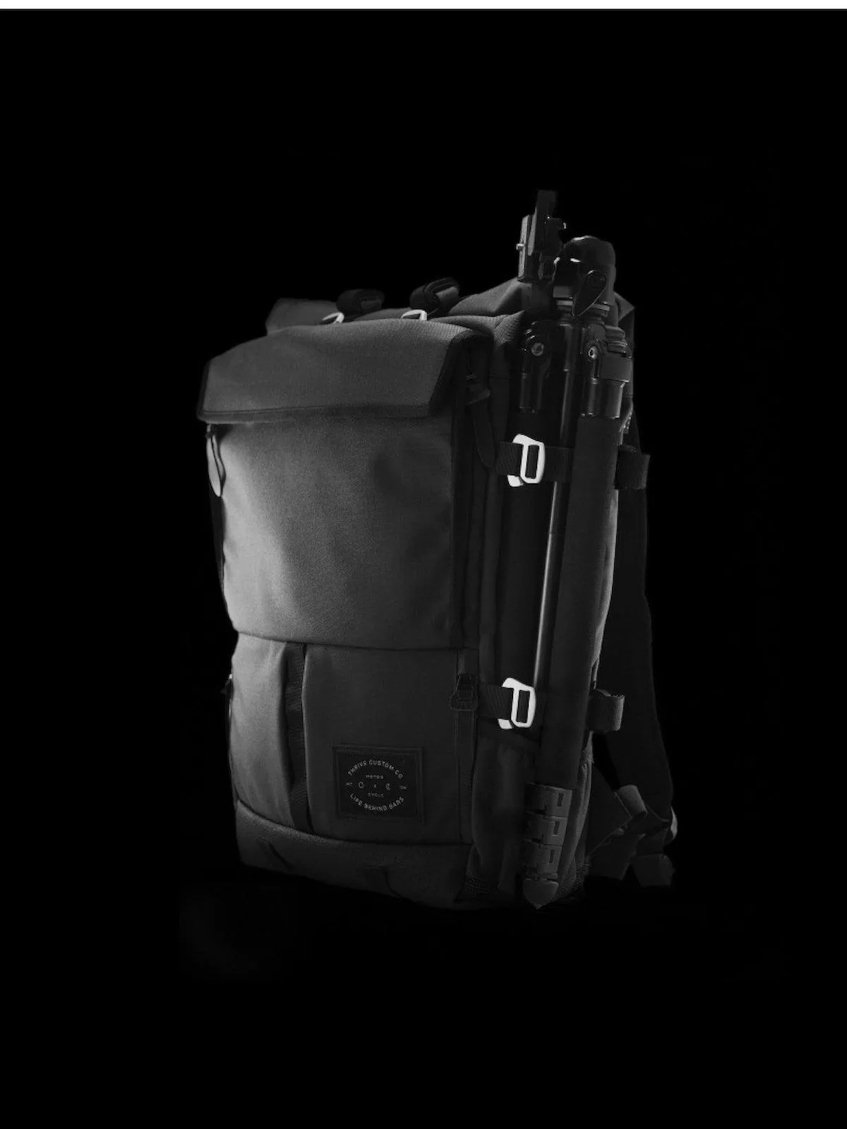 Life Behind Bars The Peloton Rolltop Backpack 30-42L Asphalt