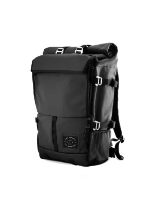 Life Behind Bars The Peloton Rolltop Backpack 30-42L Asphalt