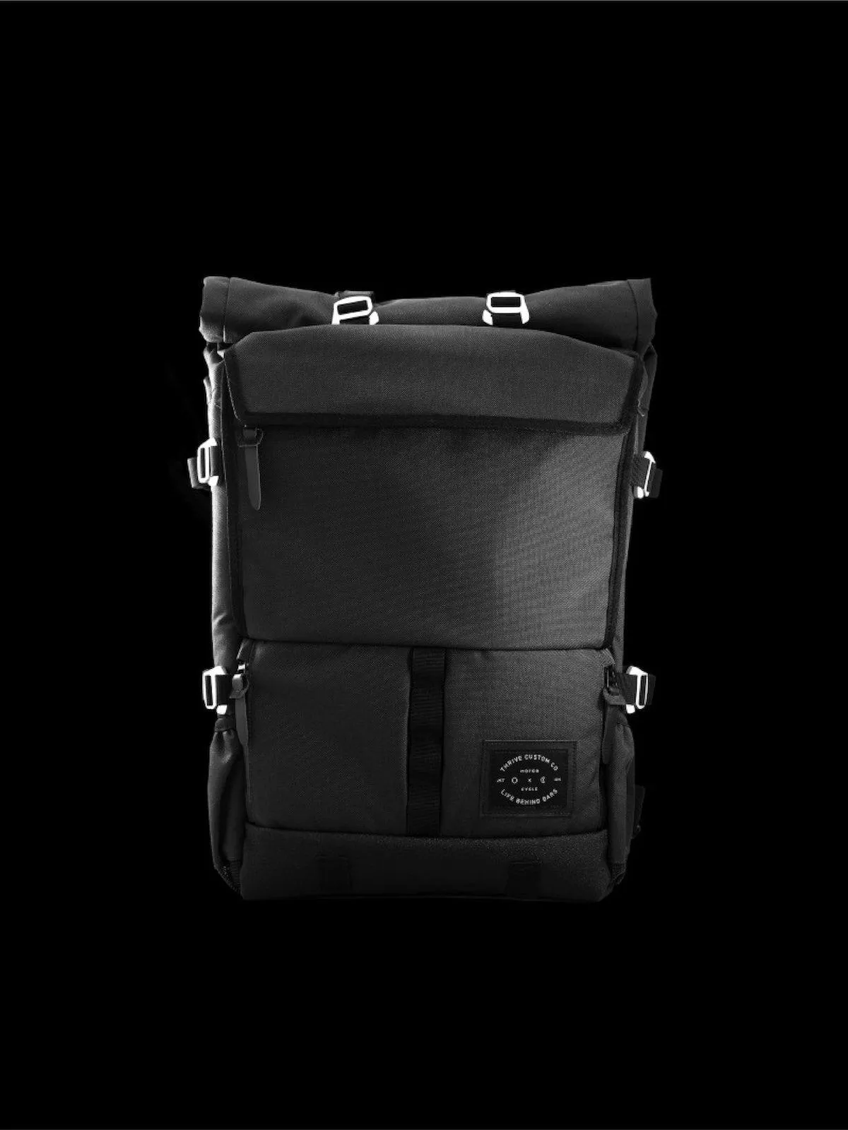 Life Behind Bars The Peloton Rolltop Backpack 30-42L Asphalt