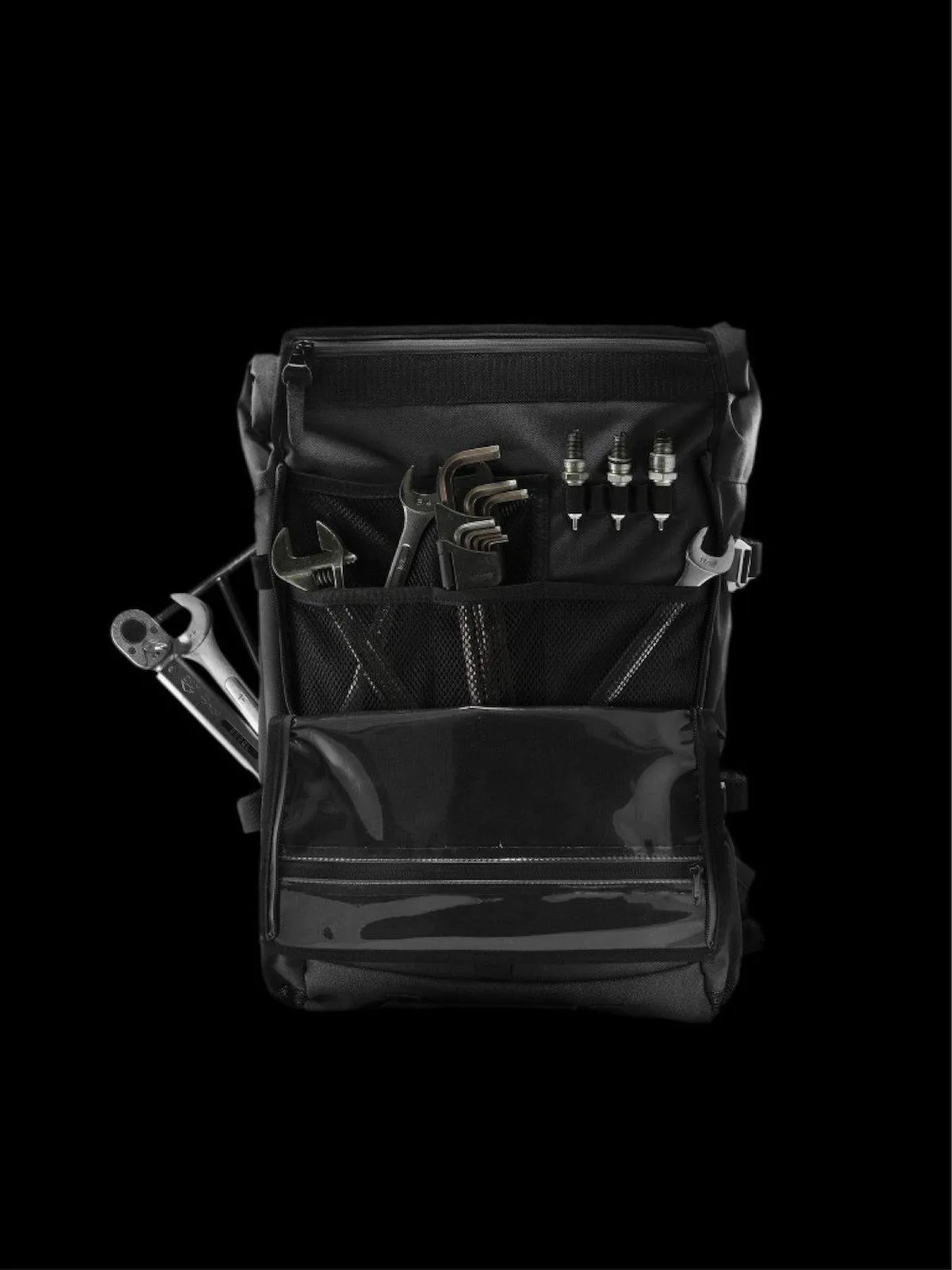 Life Behind Bars The Peloton Rolltop Backpack 30-42L Asphalt
