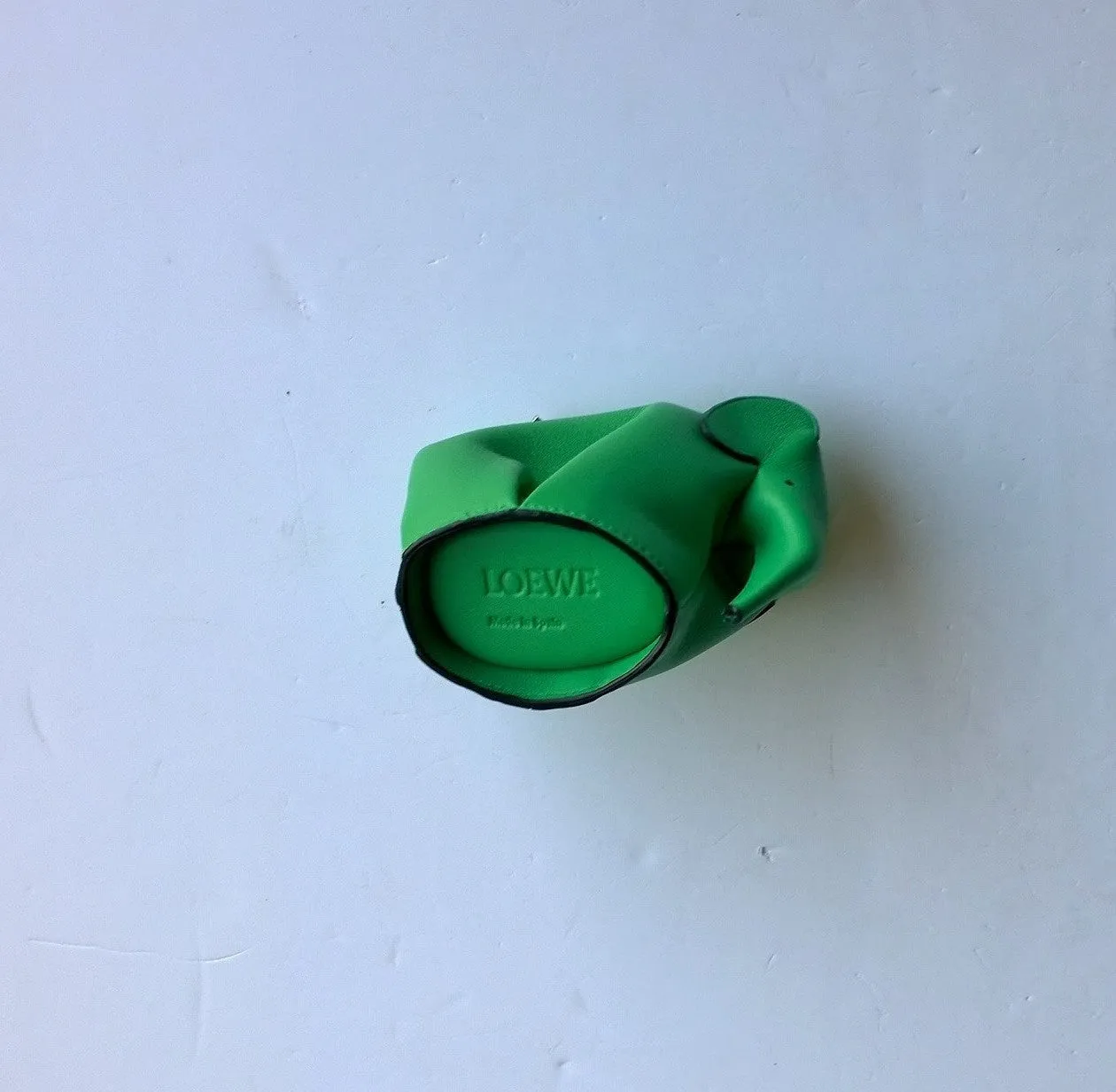 Loewe Green Leather Elephant Coin Purse