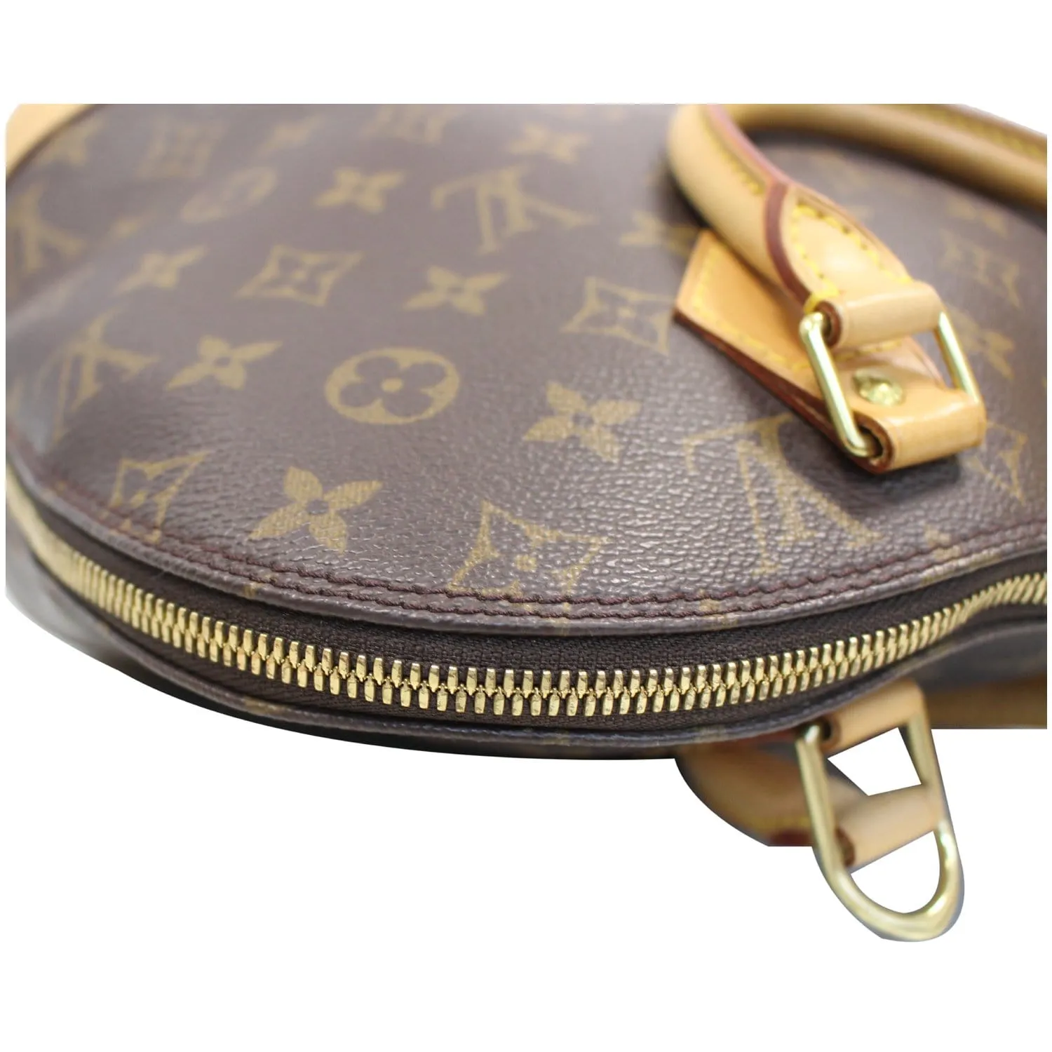 LOUIS VUITTON Alma Monogram Canvas Satchel Bag Brown - 20% OFF
