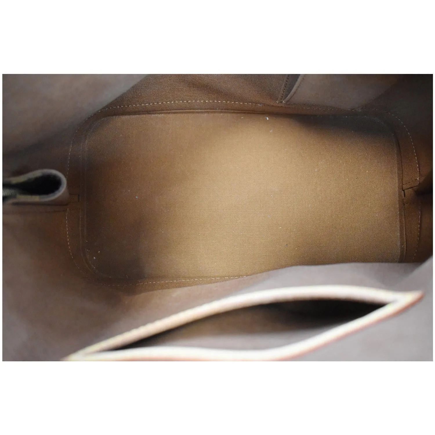 LOUIS VUITTON Alma PM Monogram Canvas Satchel Bag Brown