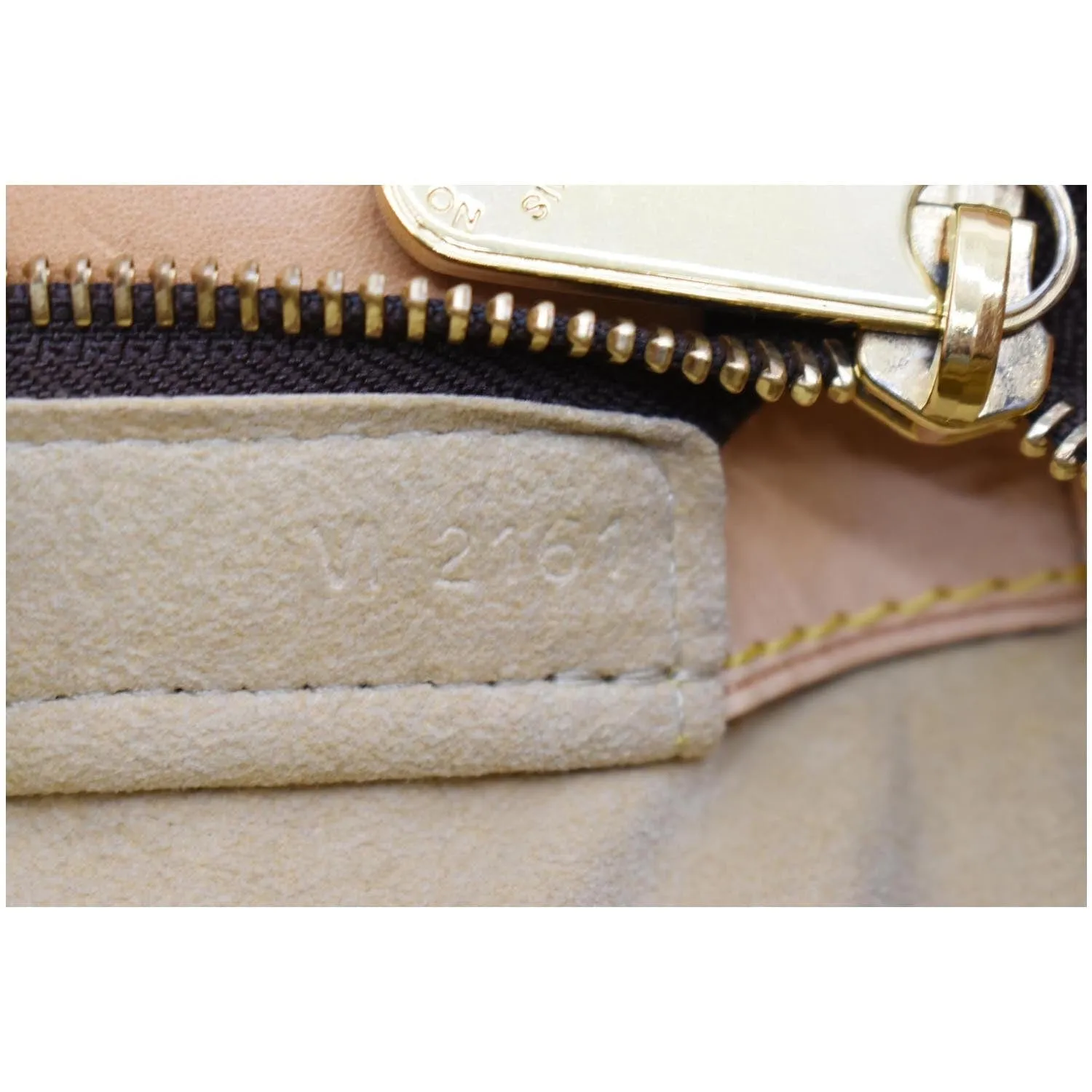 LOUIS VUITTON Boetie PM Monogram Canvas Satchel Bag Brown