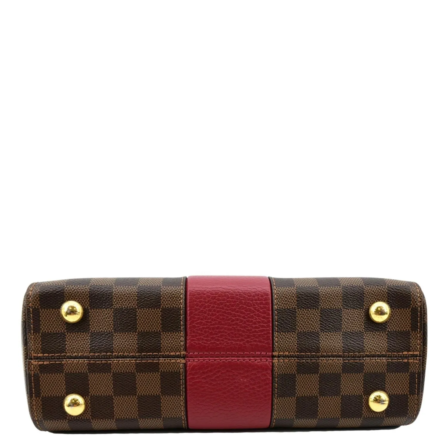 LOUIS VUITTON Bond Street MM Damier Ebene Satchel Bag Bordeaux