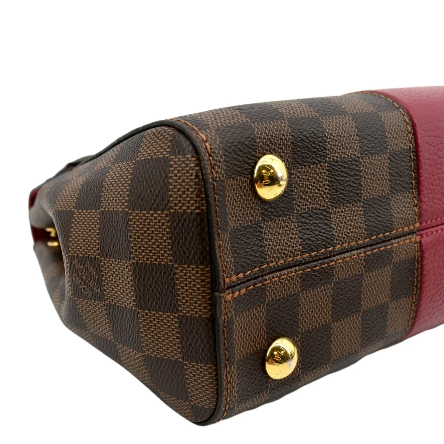 LOUIS VUITTON Bond Street MM Damier Ebene Satchel Bag Bordeaux