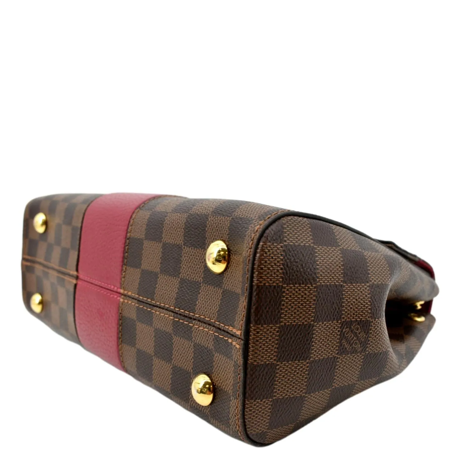LOUIS VUITTON Bond Street MM Damier Ebene Satchel Bag Bordeaux