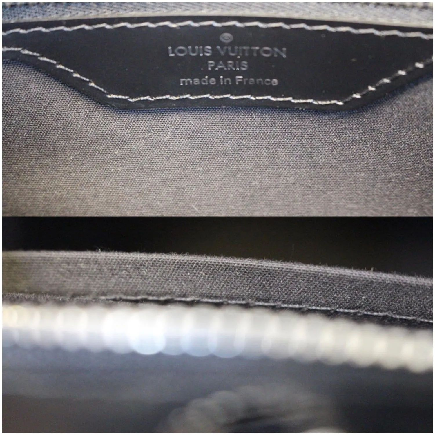 LOUIS VUITTON Brea GM Epi Leather Satchel Bag Black