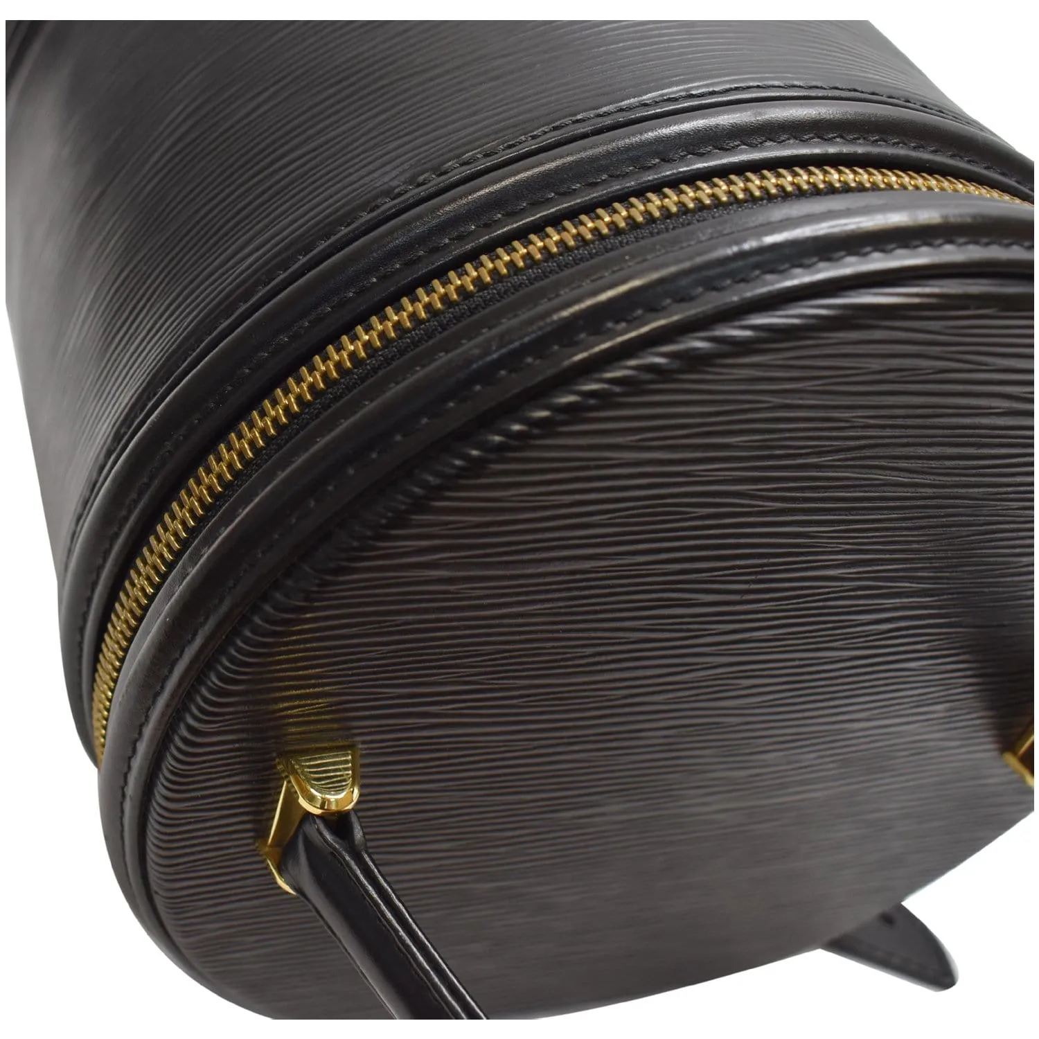 LOUIS VUITTON Cannes Epi Leather Vanity Bag Black