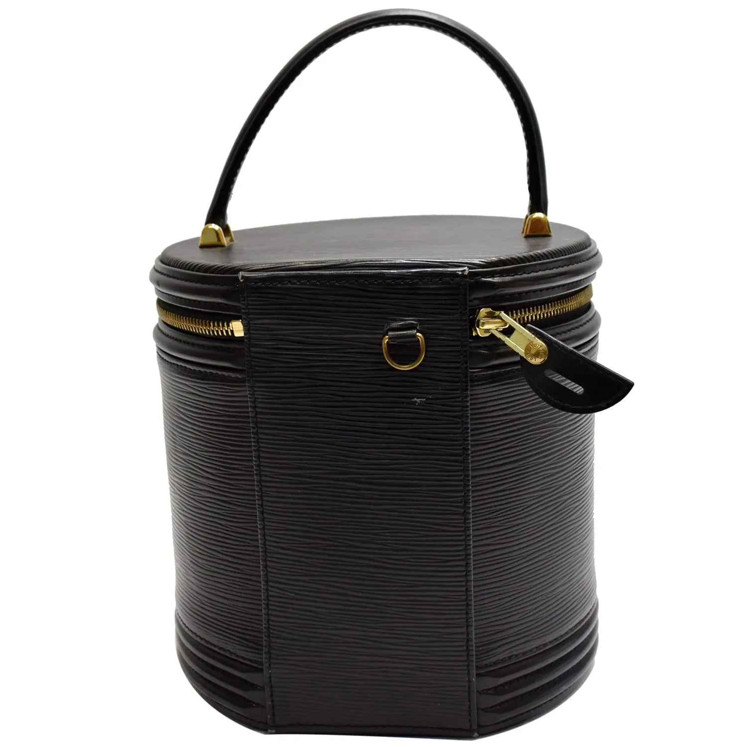 LOUIS VUITTON Cannes Epi Leather Vanity Bag Black
