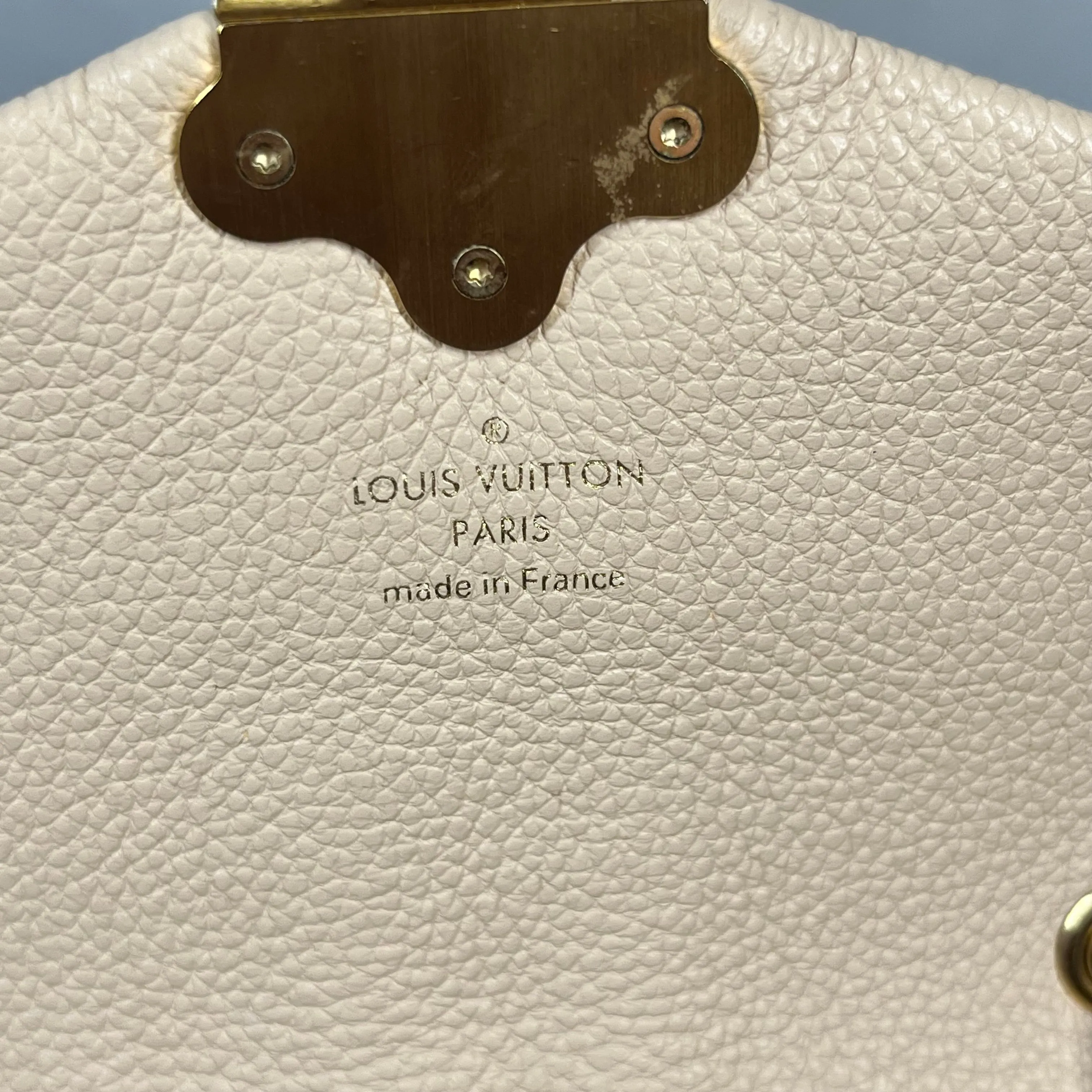 LOUIS VUITTON Clapton Creme Damier Ebene Canvas Backpack