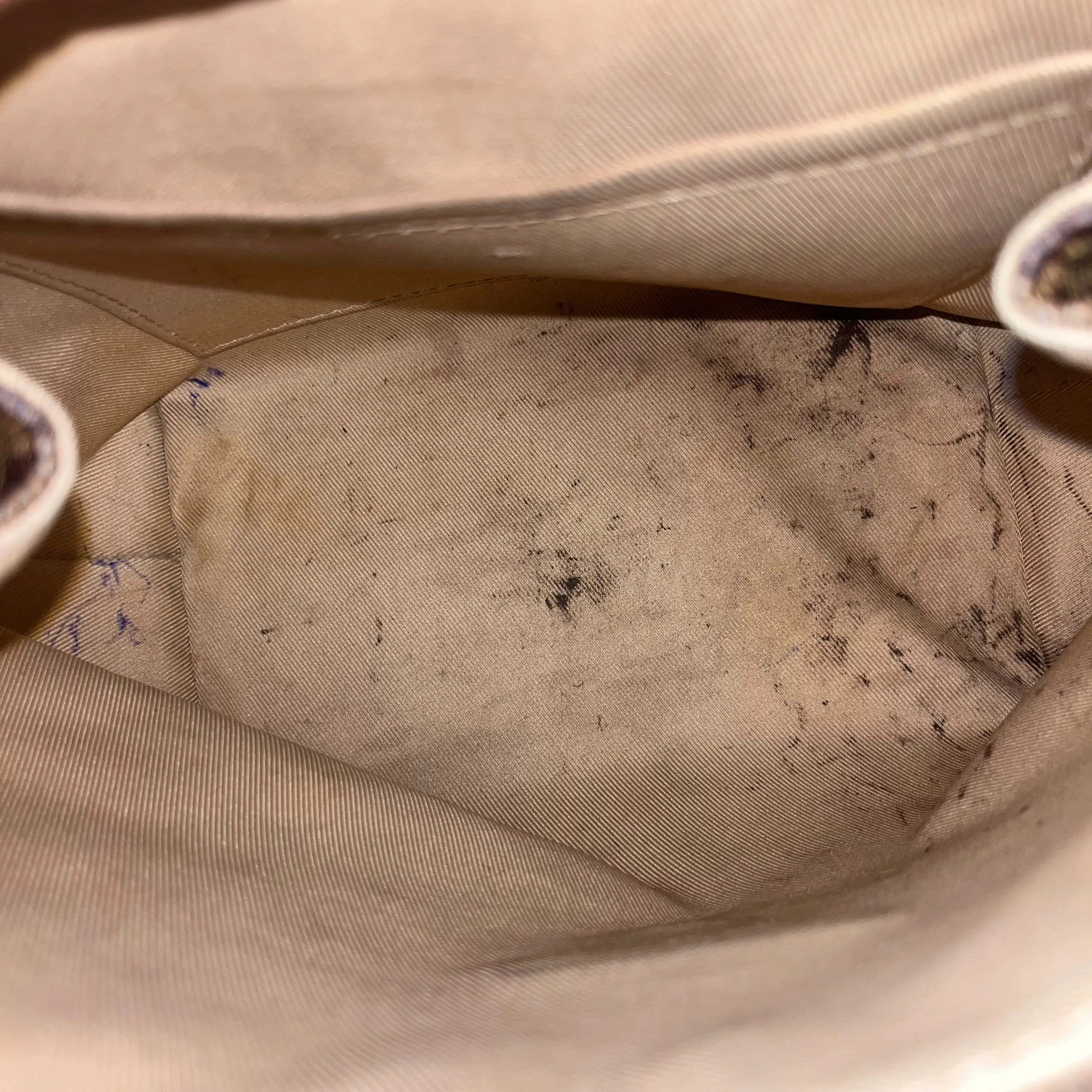 LOUIS VUITTON Clapton Creme Damier Ebene Canvas Backpack
