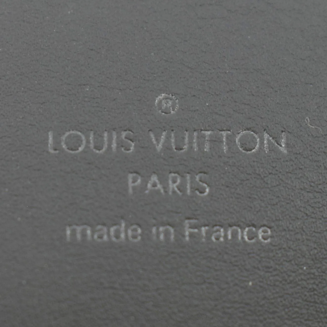 LOUIS VUITTON Double Monogram Eclipse Phone Pouch Black