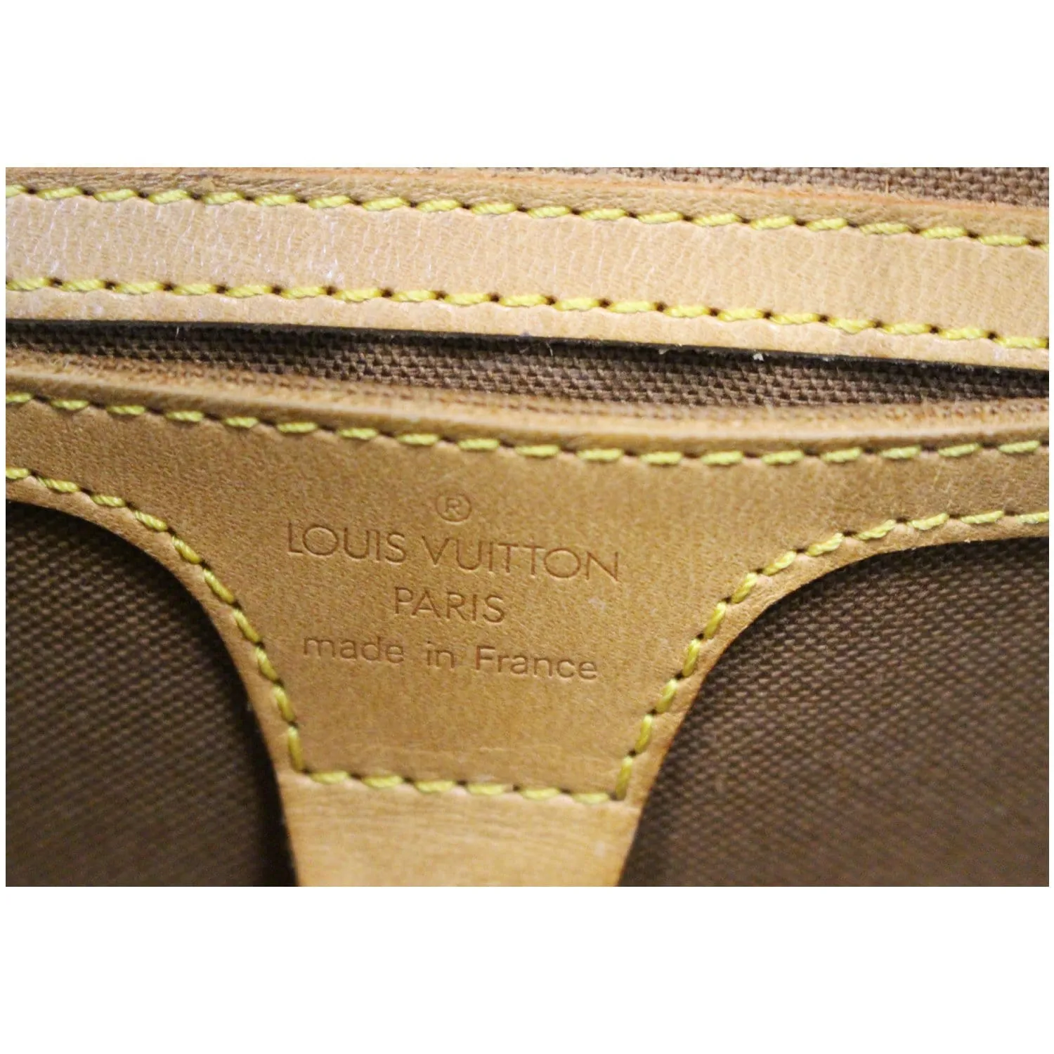 LOUIS VUITTON Ellipse PM Monogram Canvas Satchel Bag Brown
