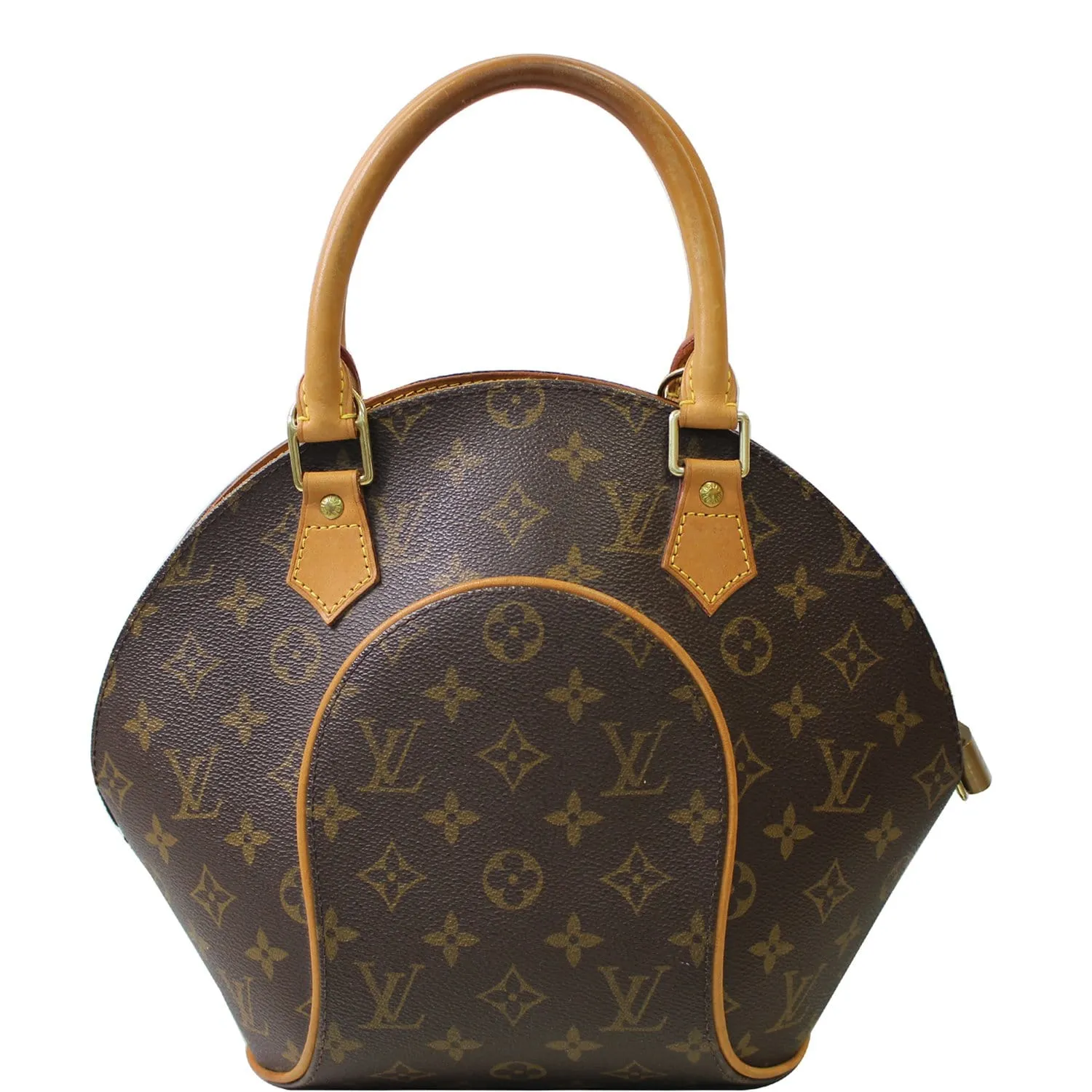 LOUIS VUITTON Ellipse PM Monogram Canvas Satchel Bag Brown