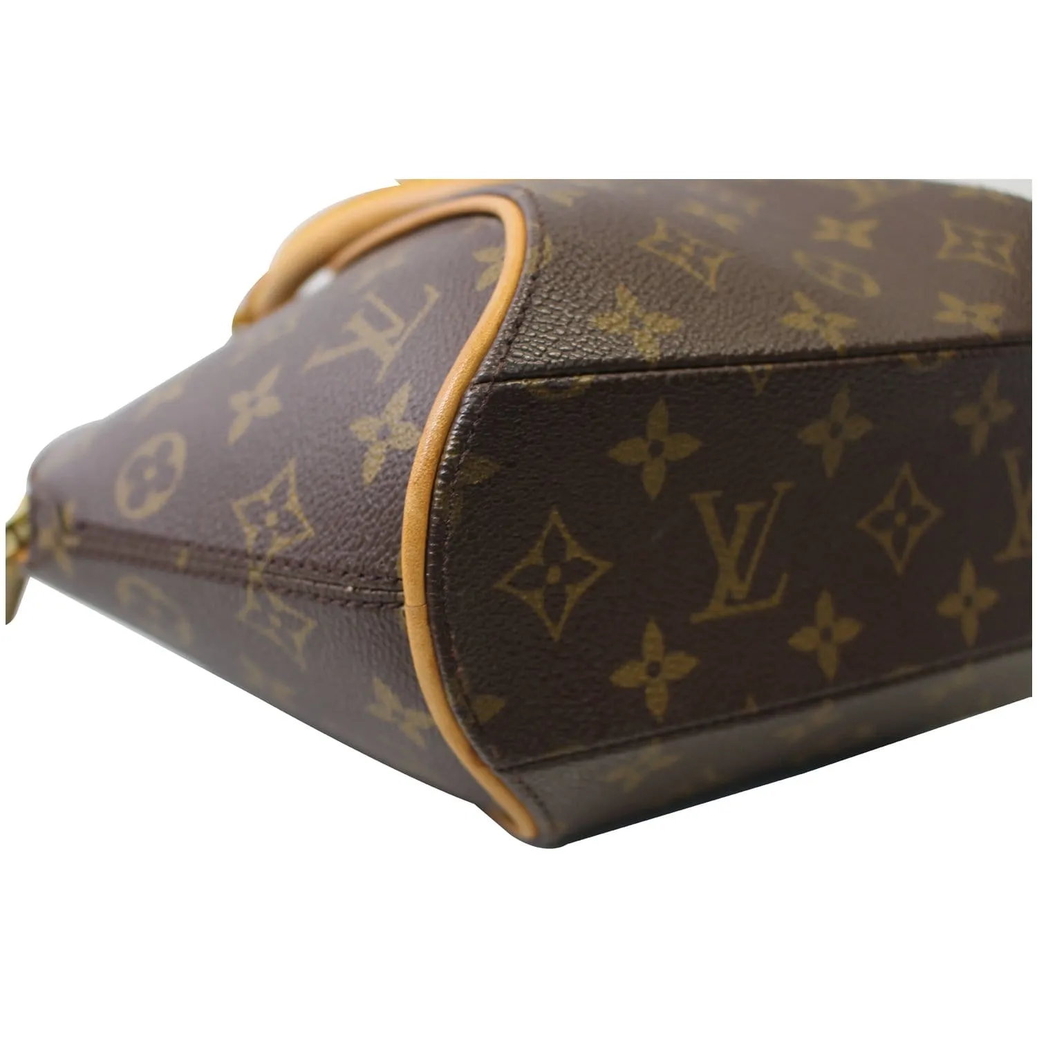 LOUIS VUITTON Ellipse PM Monogram Canvas Satchel Bag Brown