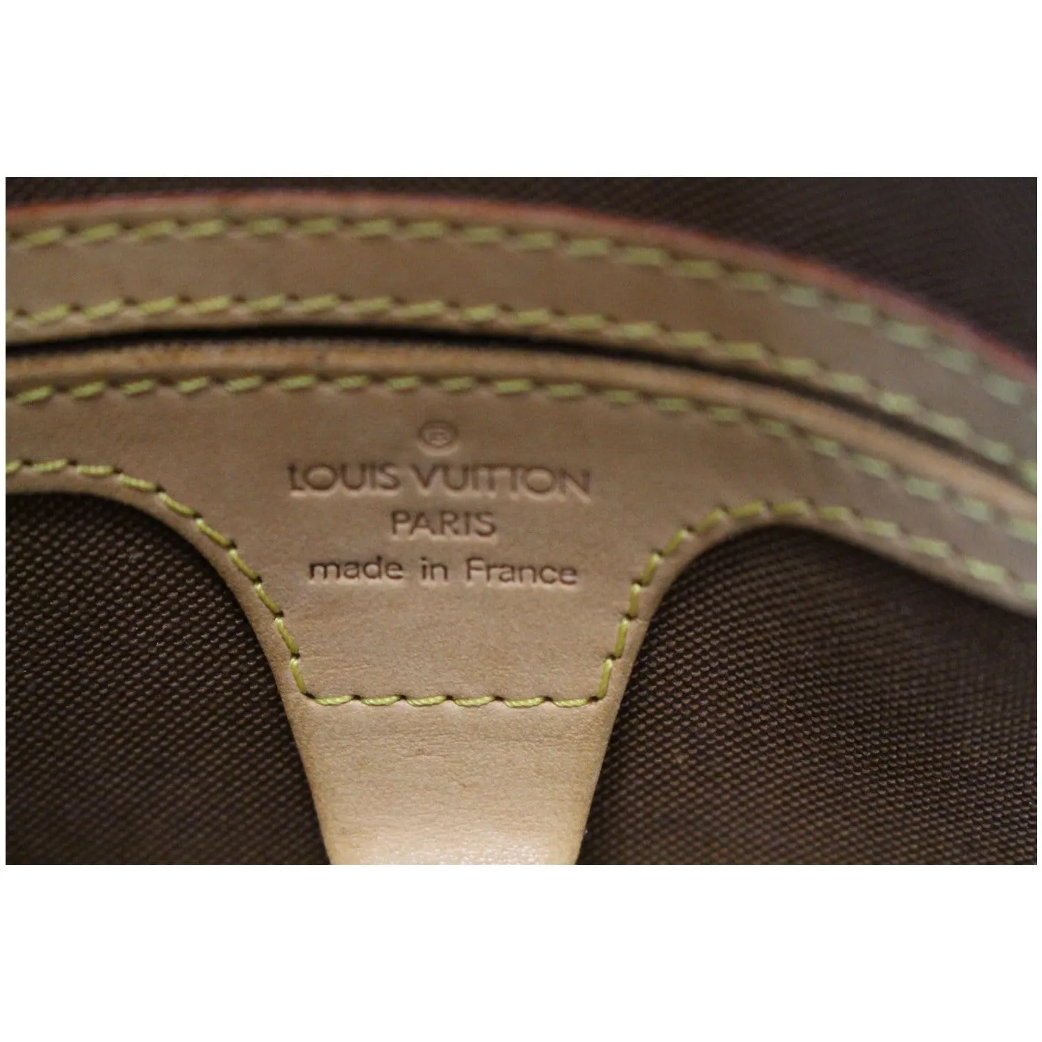 LOUIS VUITTON Ellipse PM Monogram Canvas Satchel Bag Brown