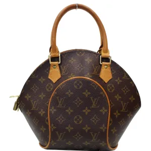 LOUIS VUITTON Ellipse PM Monogram Canvas Satchel Bag Brown