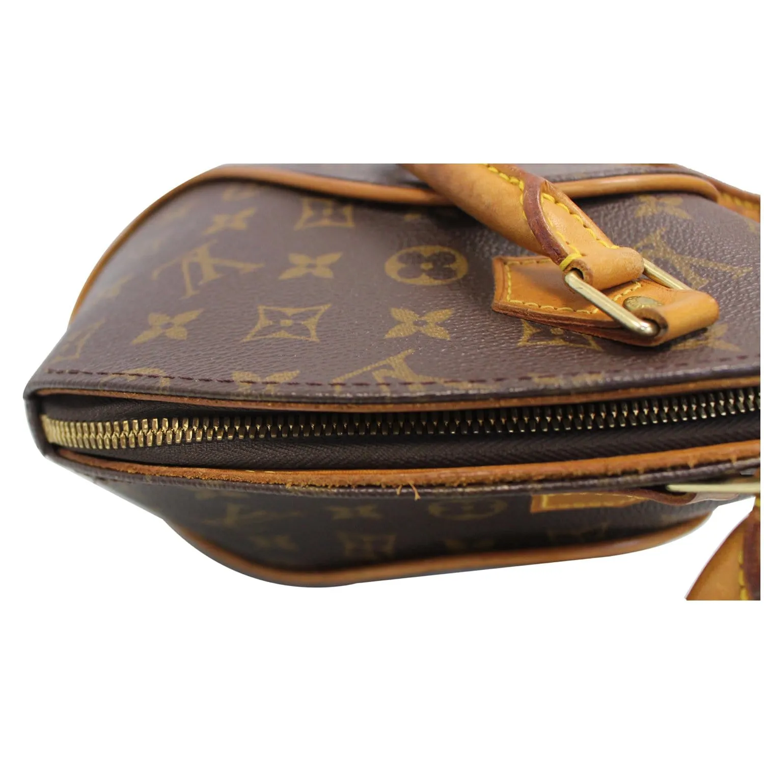 LOUIS VUITTON Ellipse PM Monogram Canvas Satchel Bag Brown