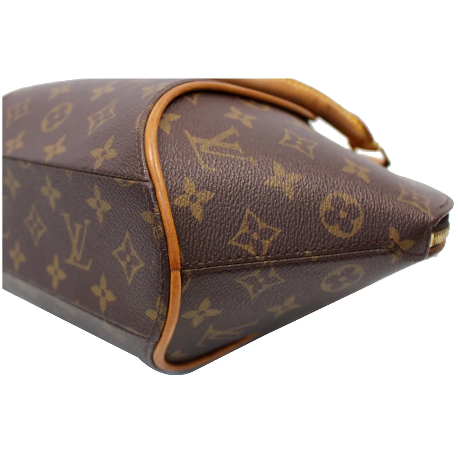 LOUIS VUITTON Ellipse PM Monogram Canvas Satchel Bag Brown