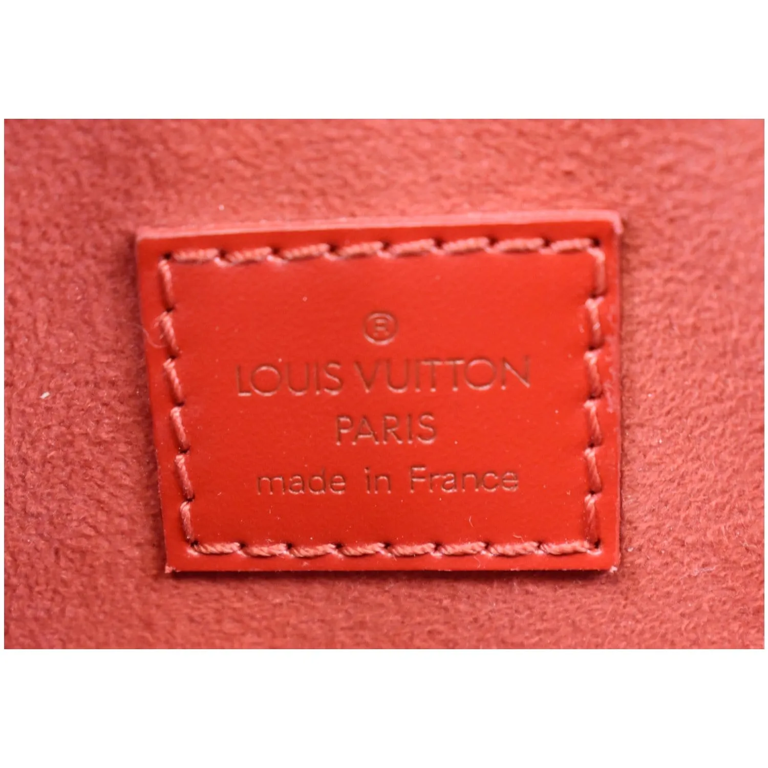 LOUIS VUITTON Jasmine Epi Leather Satchel Bag Red - Final Sale