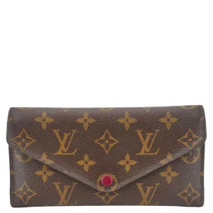 LOUIS VUITTON Josephine Monogram Canvas Wallet Brown