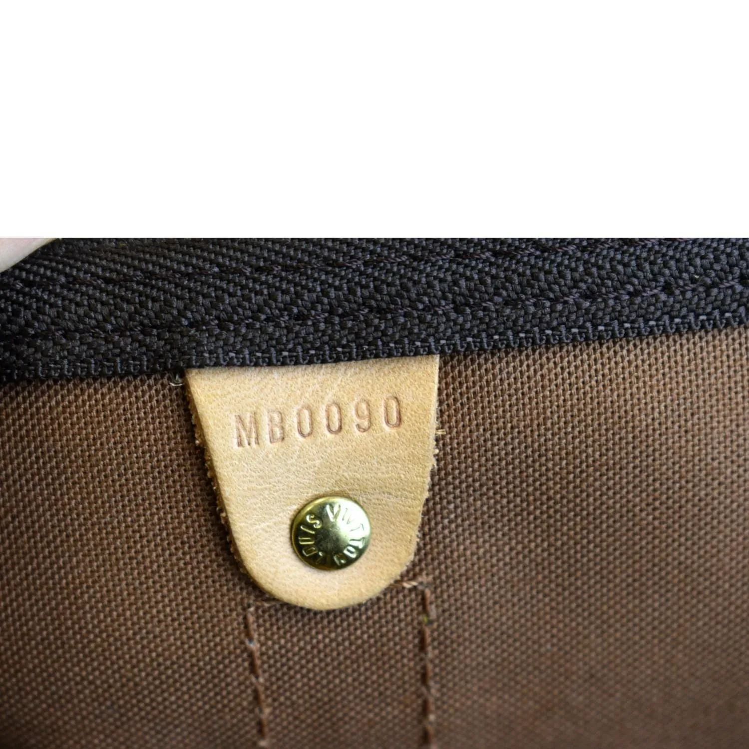 LOUIS VUITTON Keepall 50 Monogram Canvas Travel Bag Brown