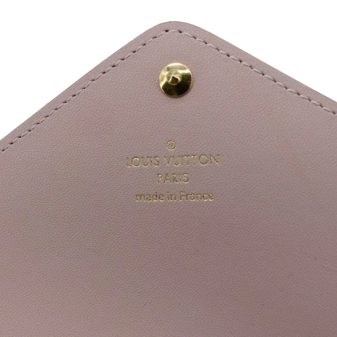 LOUIS VUITTON Kirigami Pochette Large Monogram Canvas Clutch Rose Ballerine