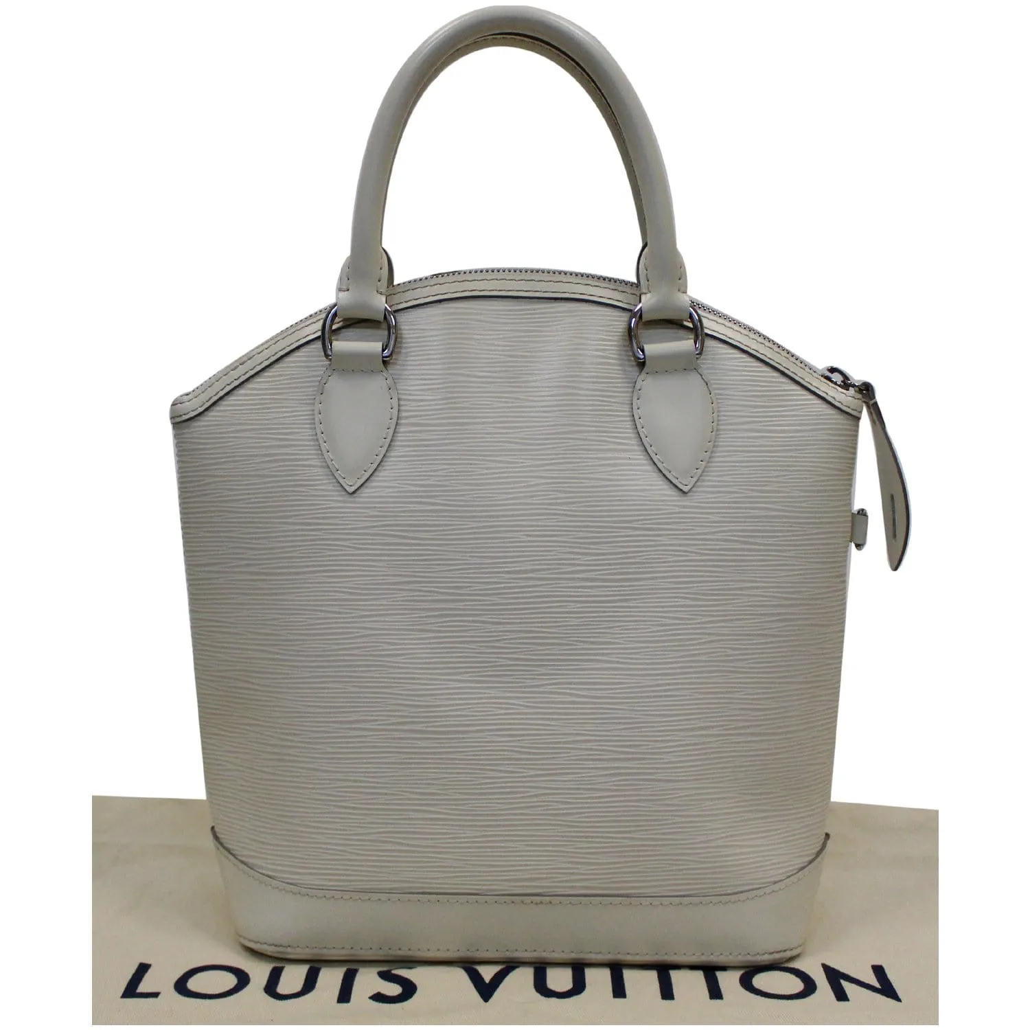 LOUIS VUITTON Lockit Epi Leather Satchel Bag Ivory