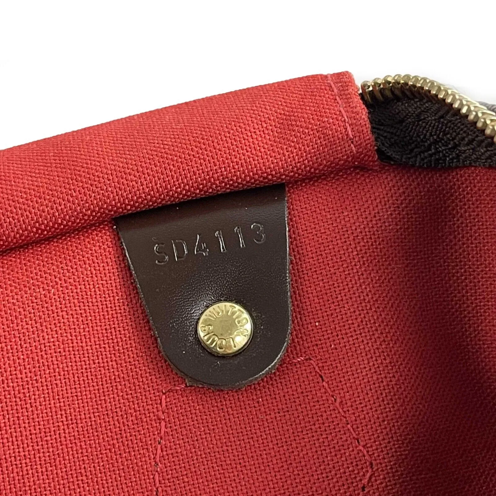 Louis Vuitton - LV Speedy 35 Damier Ebene Canvas - Top Handle Bag / Satchel