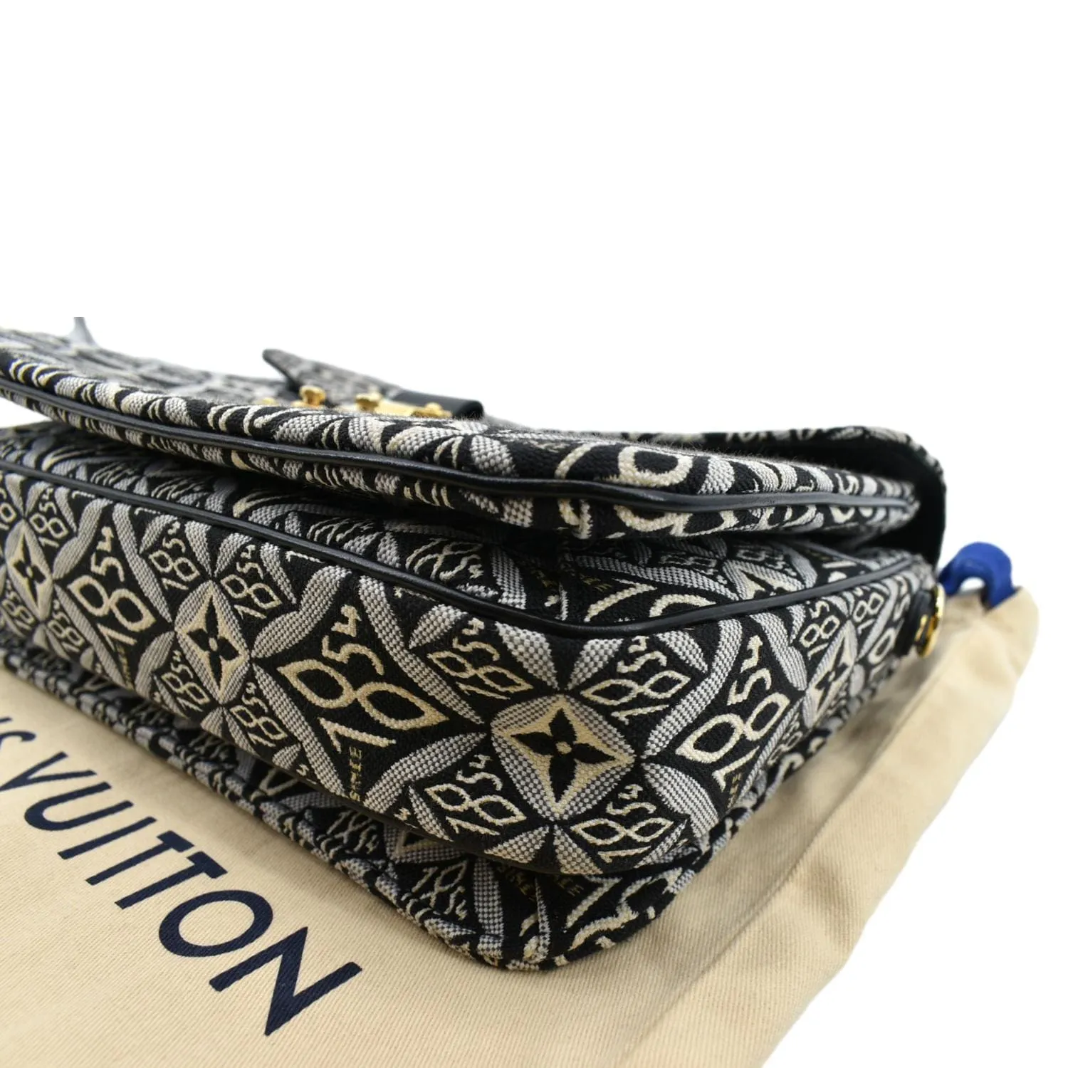 LOUIS VUITTON Metis Pochette Jacquard Since1854 Leather Top Handle Satchel Bag Grey  - New Year Deals
