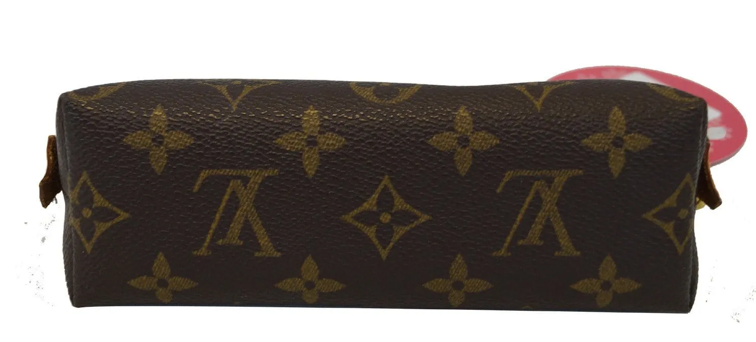 LOUIS VUITTON Monogram Brown Cosmetic Pouch