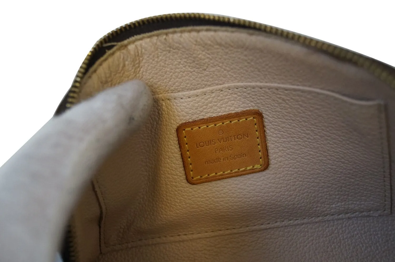 LOUIS VUITTON Monogram Brown Cosmetic Pouch