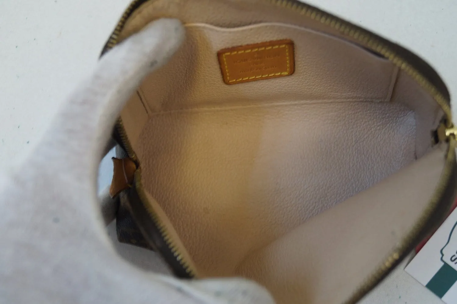LOUIS VUITTON Monogram Brown Cosmetic Pouch
