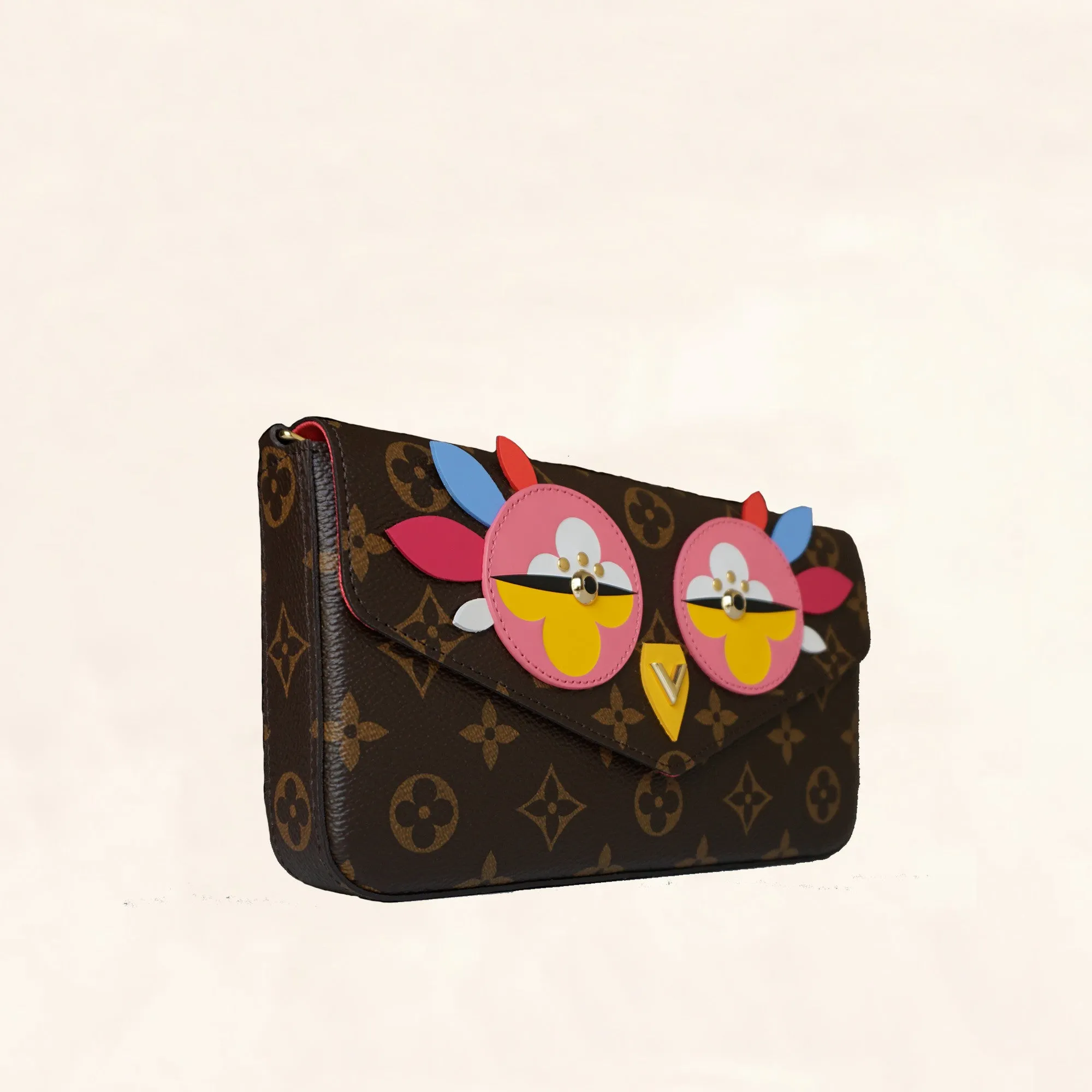 Louis Vuitton | Monogram Canvas Owl Pochette Felicie Chain Wallet | OS
