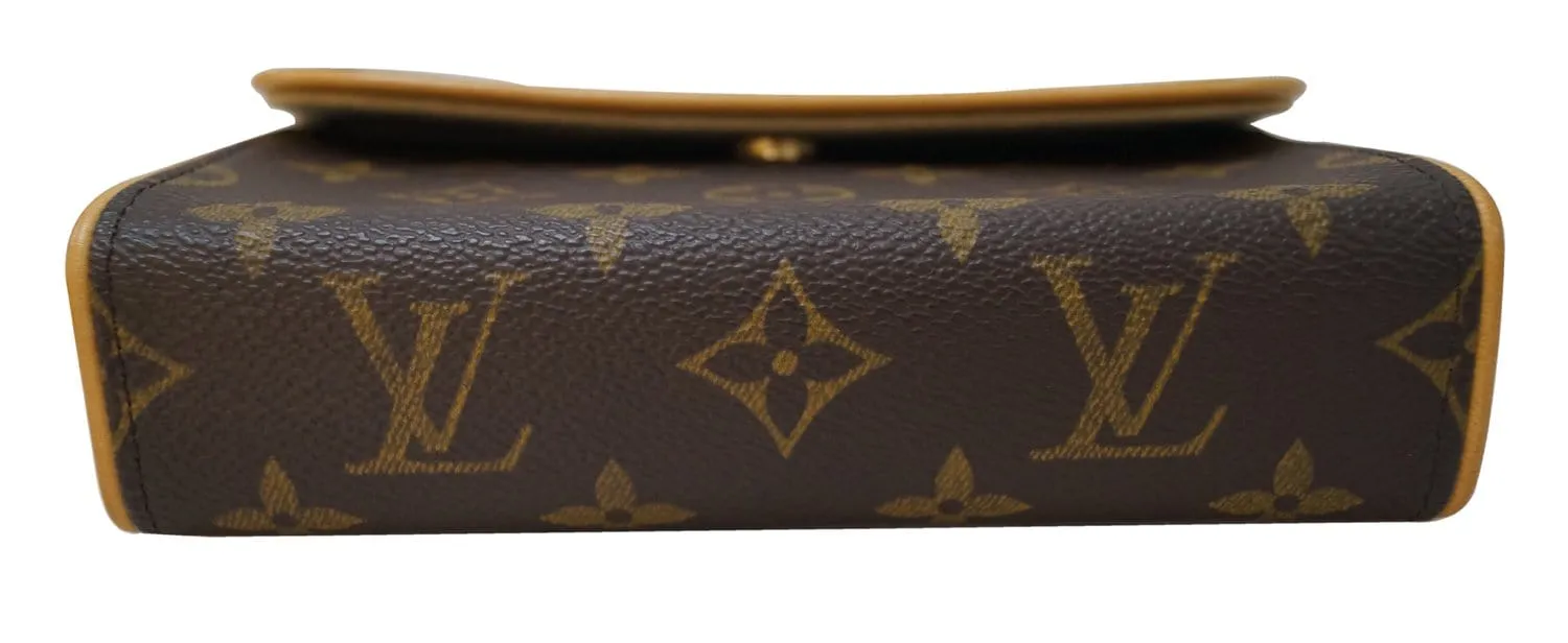 LOUIS VUITTON Monogram Pochette Florentine Pouch Bum Bag