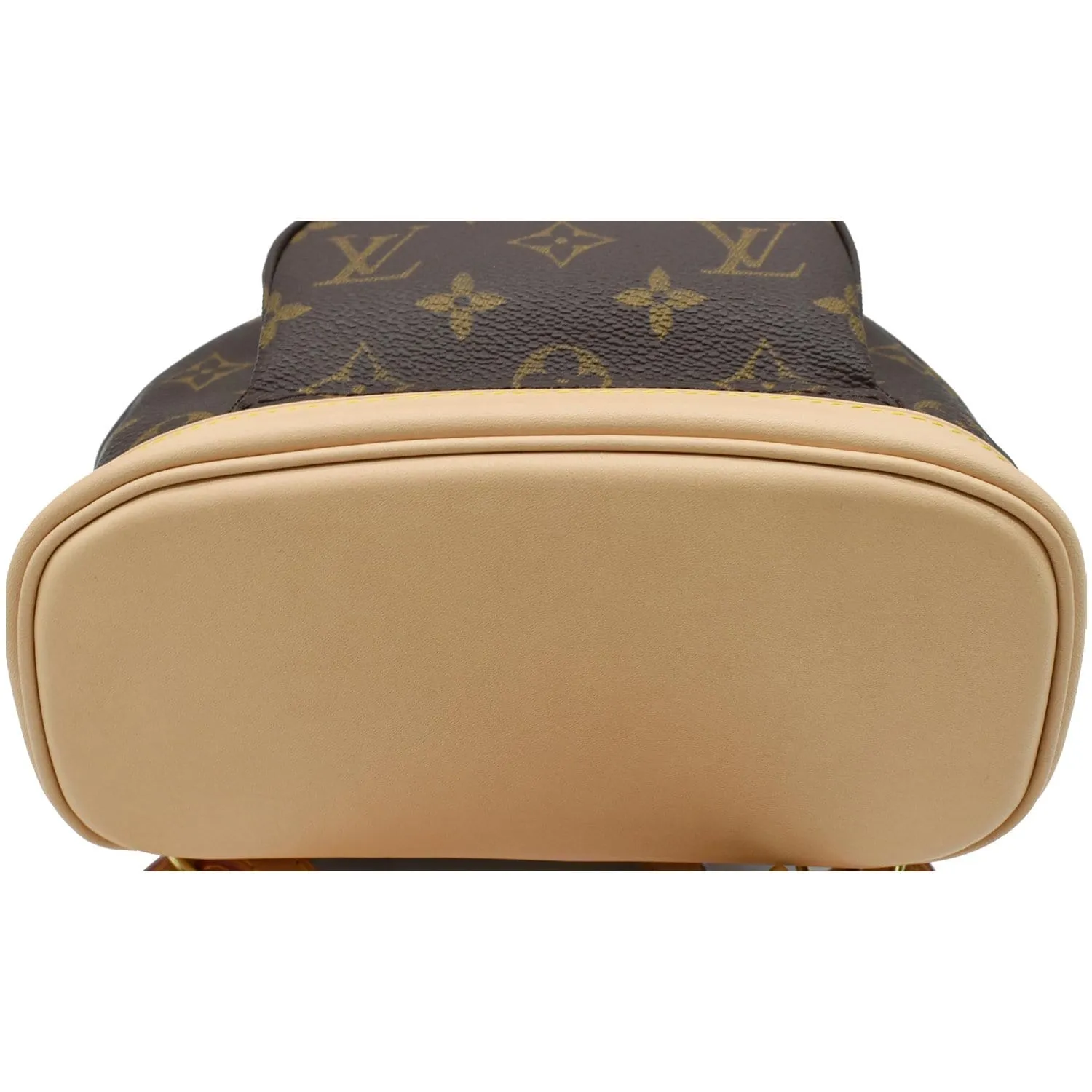 LOUIS VUITTON Montsouris PM Monogram Canvas Backpack Brown
