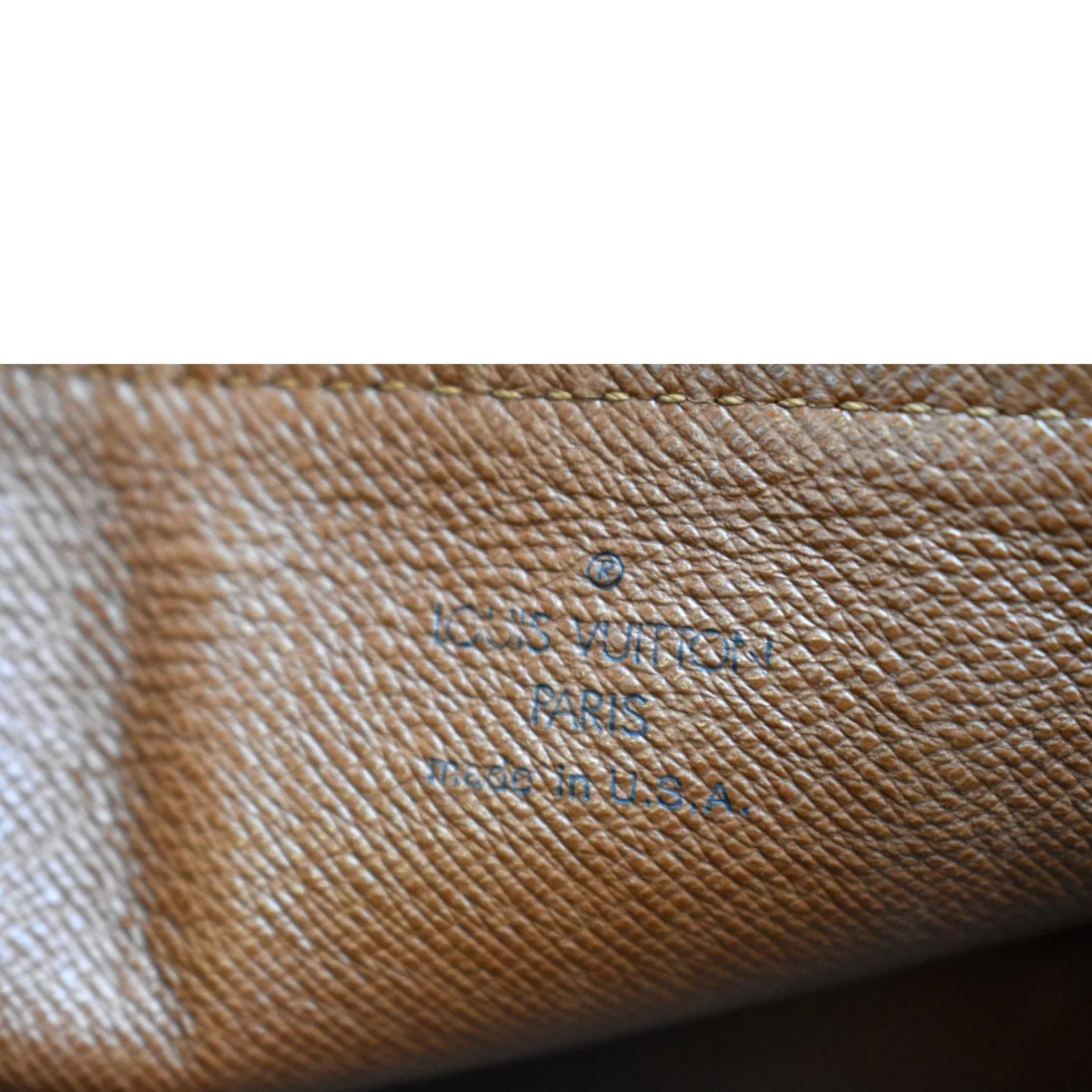 LOUIS VUITTON Papillon 26 Monogram Canvas Satchel Bag Brown