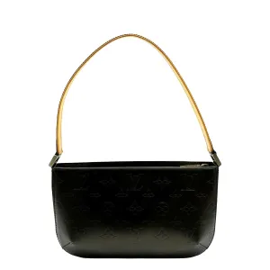 LOUIS VUITTON Pochette Accessoires Monogram Mat Fowler Pouch Bag Black