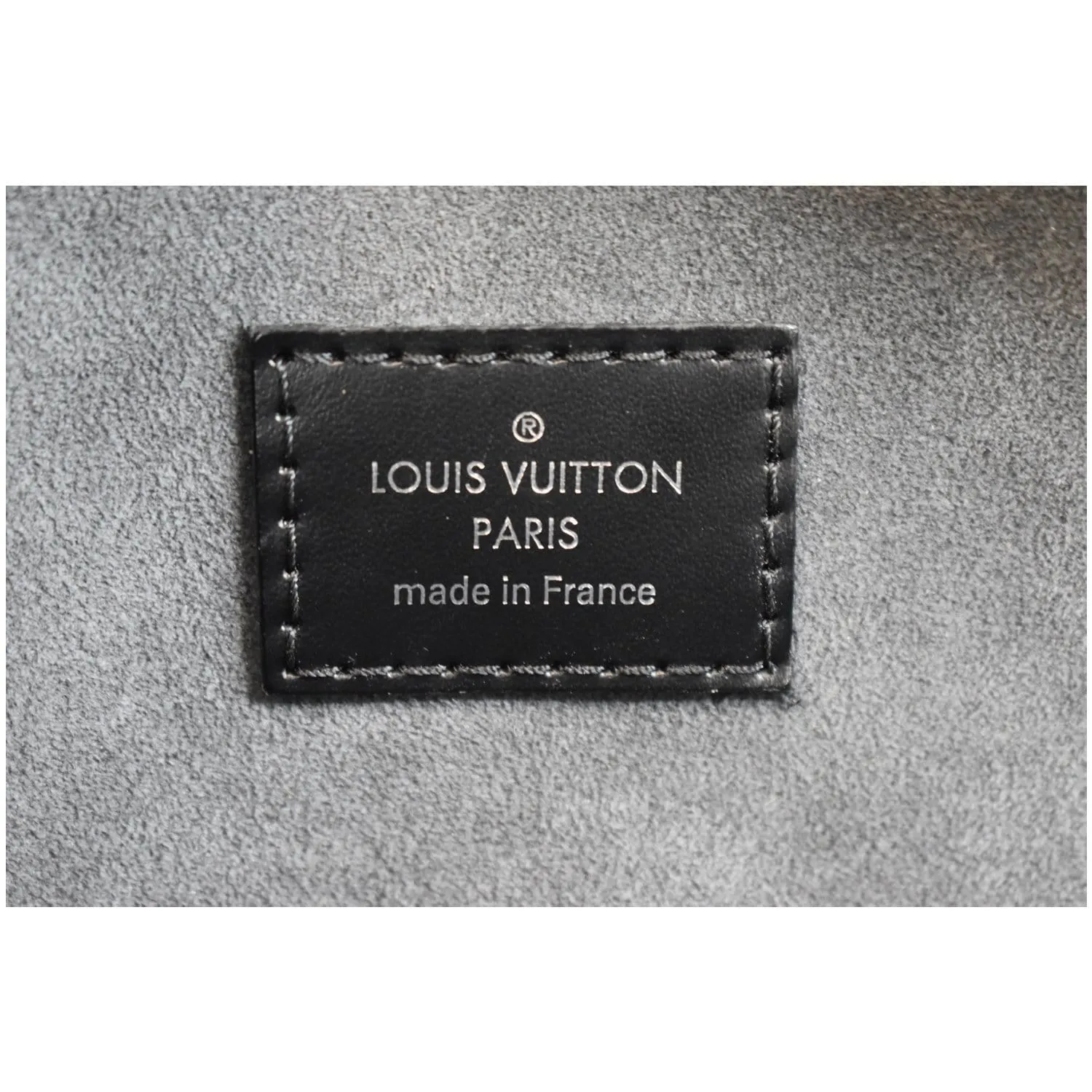LOUIS VUITTON Pont Neuf PM Epi Leather Satchel Bag Black