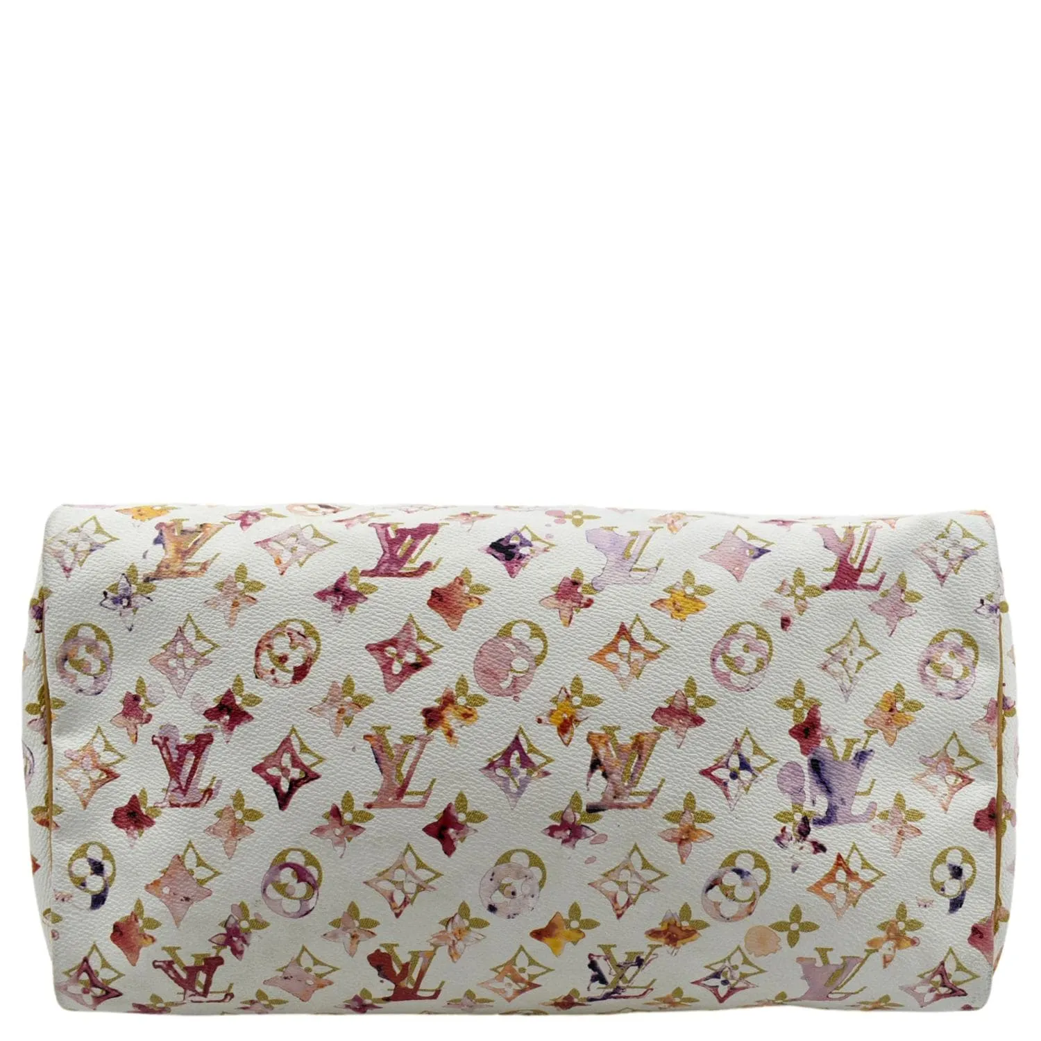 LOUIS VUITTON Richard Prince Watercolor Aquarelle Speedy 35 Monogram Satchel Bag Multicolor
