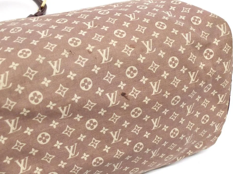 Louis Vuitton Sepia Monogram Mini Lin Idylle Speedy Bandouliere 30 with Strap 240257