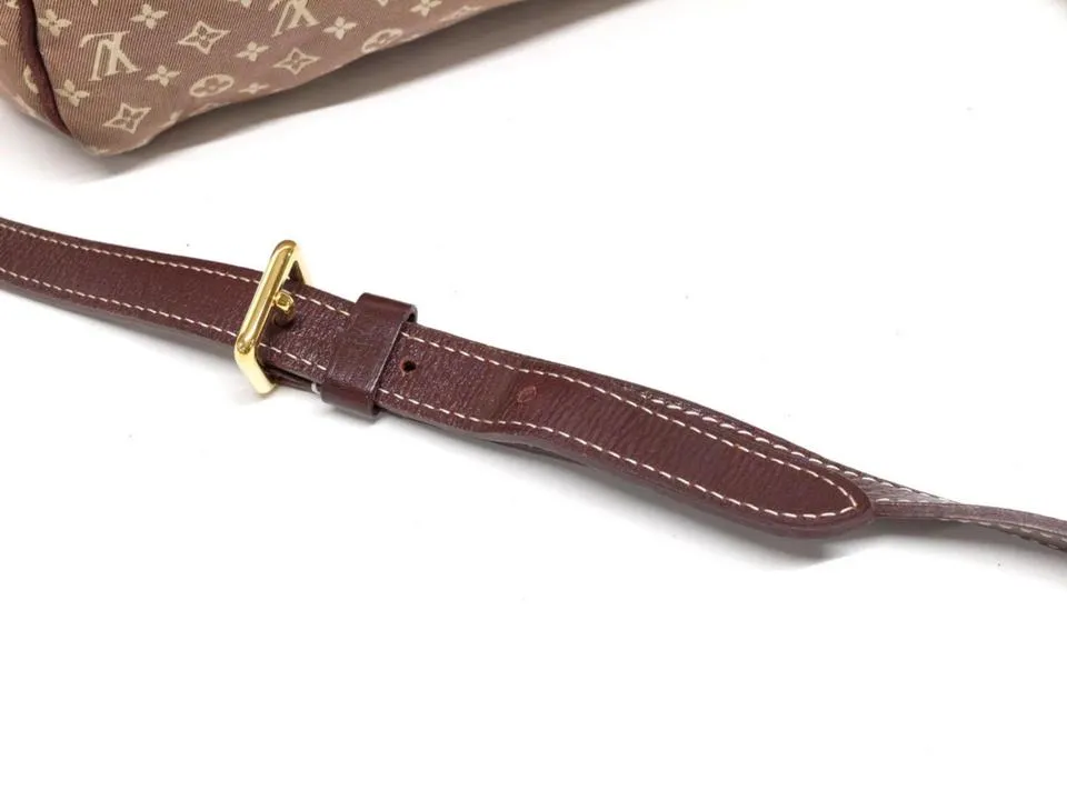 Louis Vuitton Sepia Monogram Mini Lin Idylle Speedy Bandouliere 30 with Strap 240257